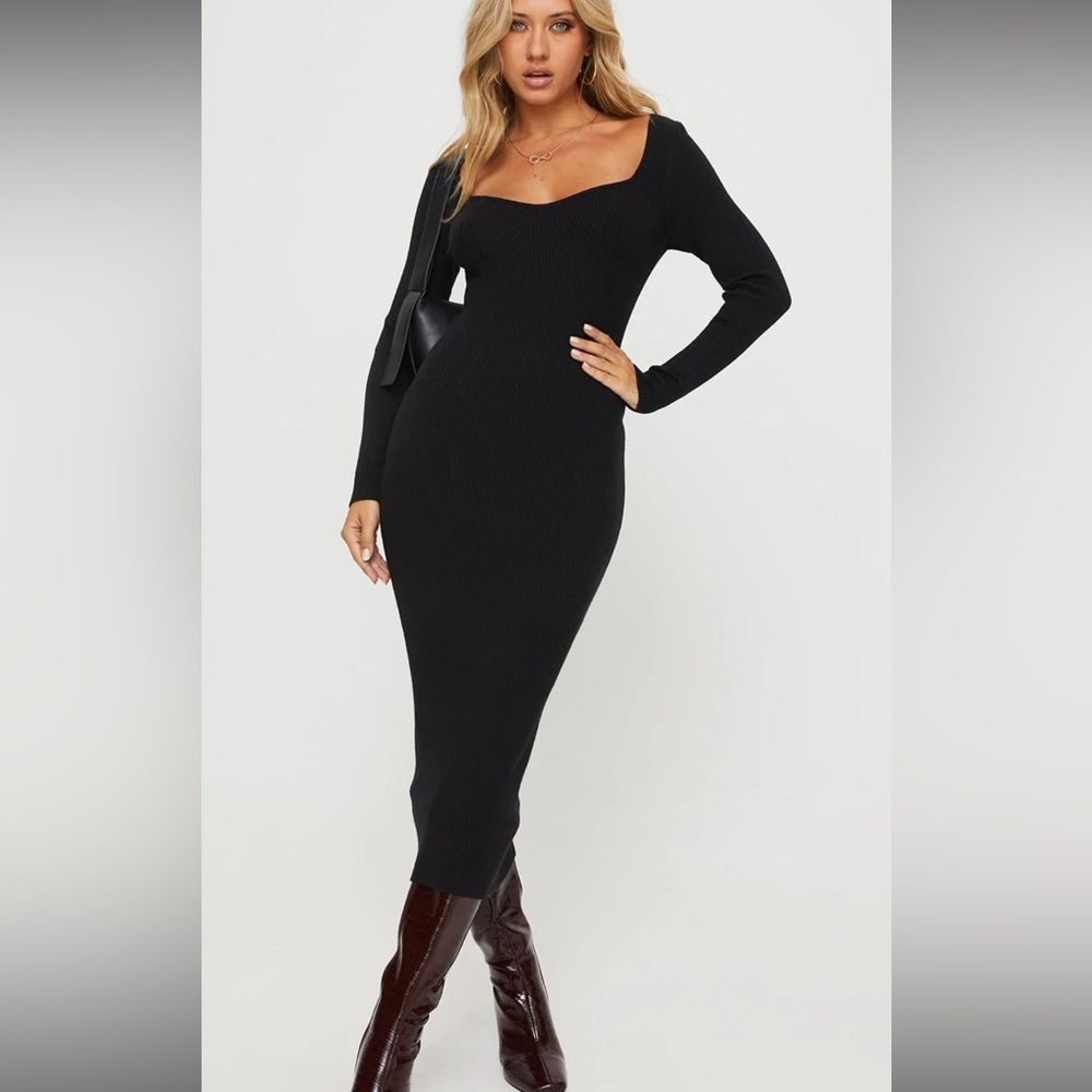 Princess Polly Kaseem Long sleeve maxi dress